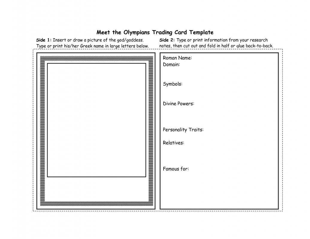 003 Trading Card Maker Free Printable Template Ideas Cards Within 