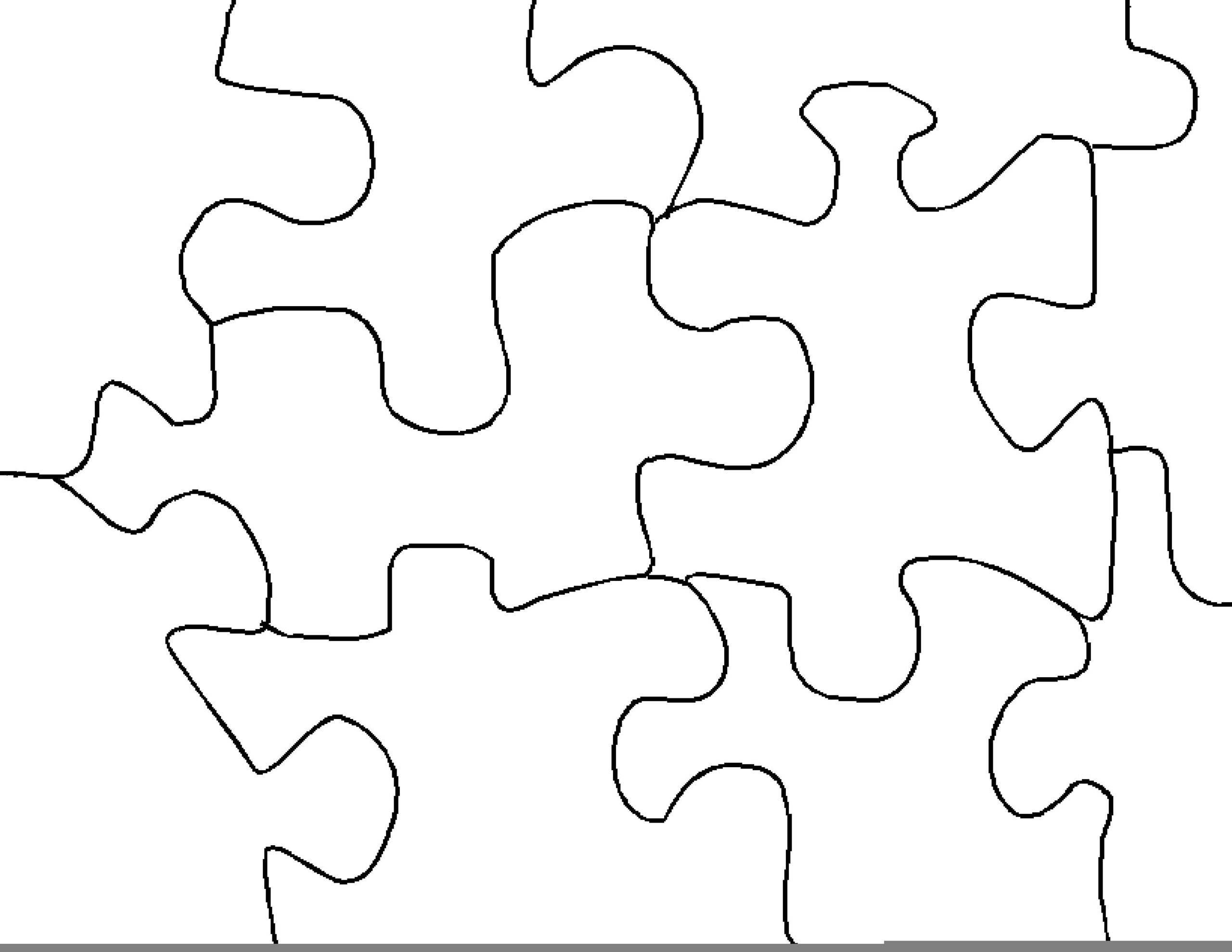 008 Blank Puzzle Pieces Template Piece Best Ideas 8 Jigsaw Printable 