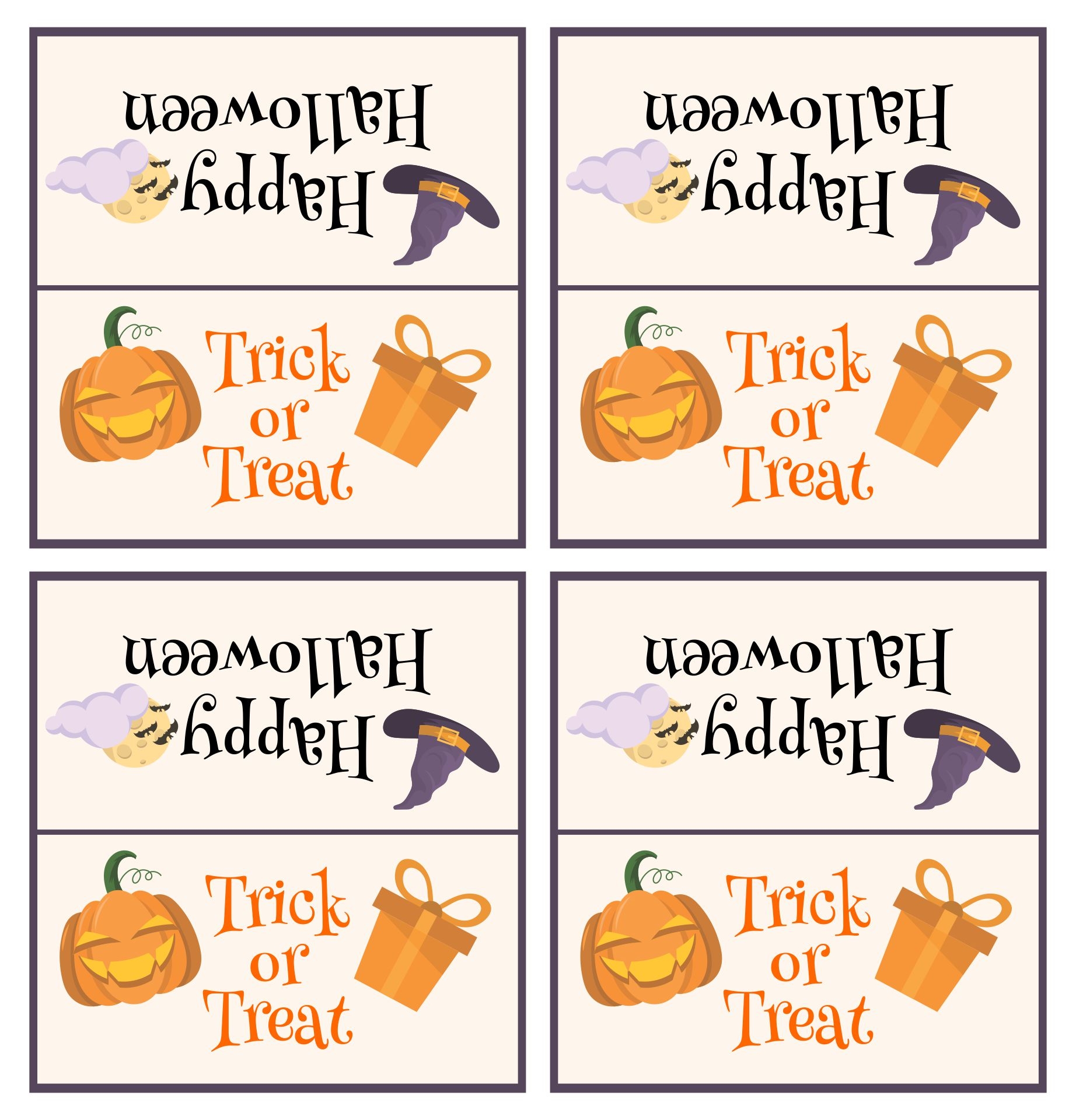 10 Best Halloween Printable Candy Grams Printablee