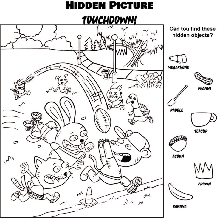 10 Best Highlight Picture Hidden Objects Printable Printablee Hidden