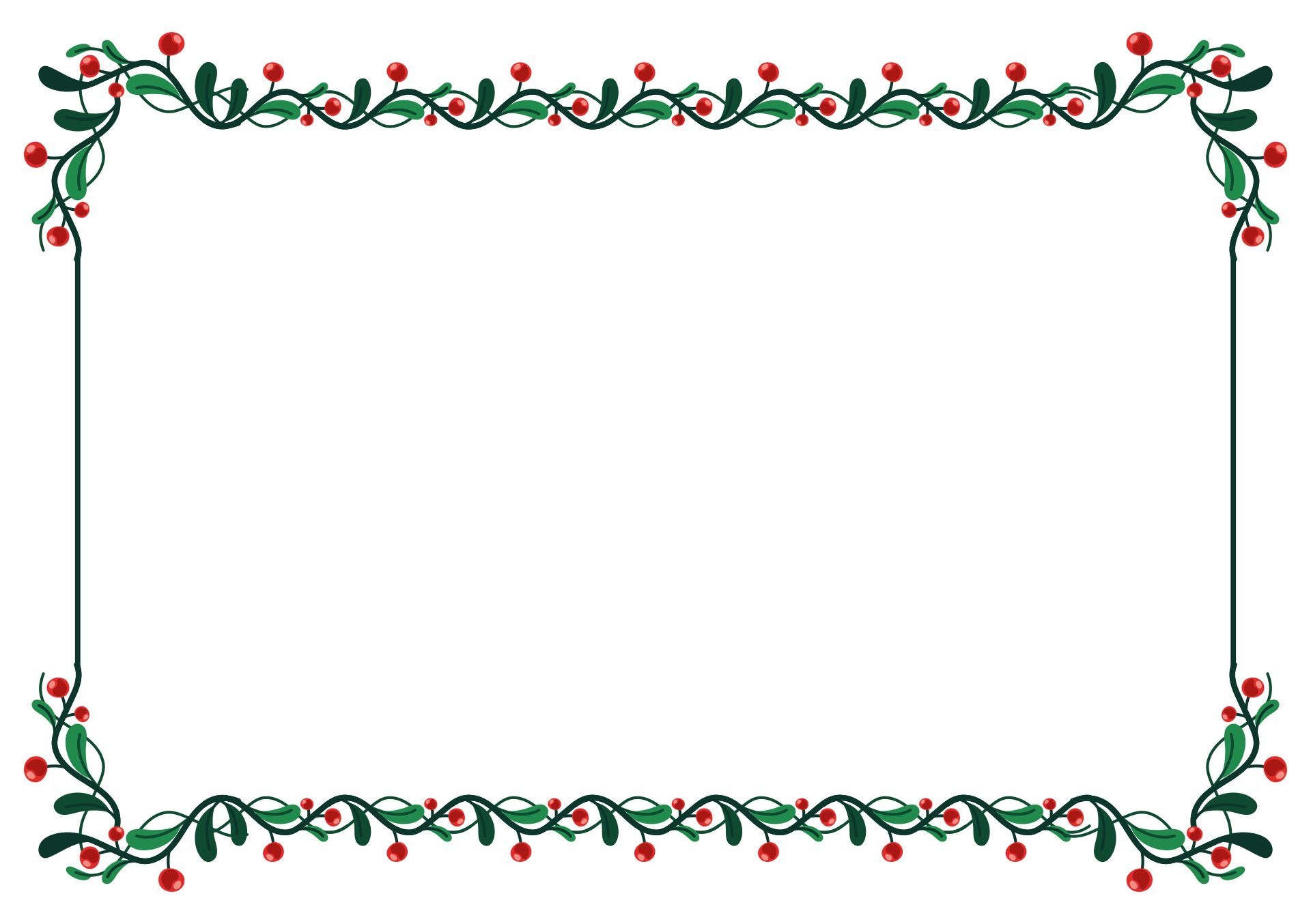 10 Best Printable Christmas Borders Landscape PDF For Free