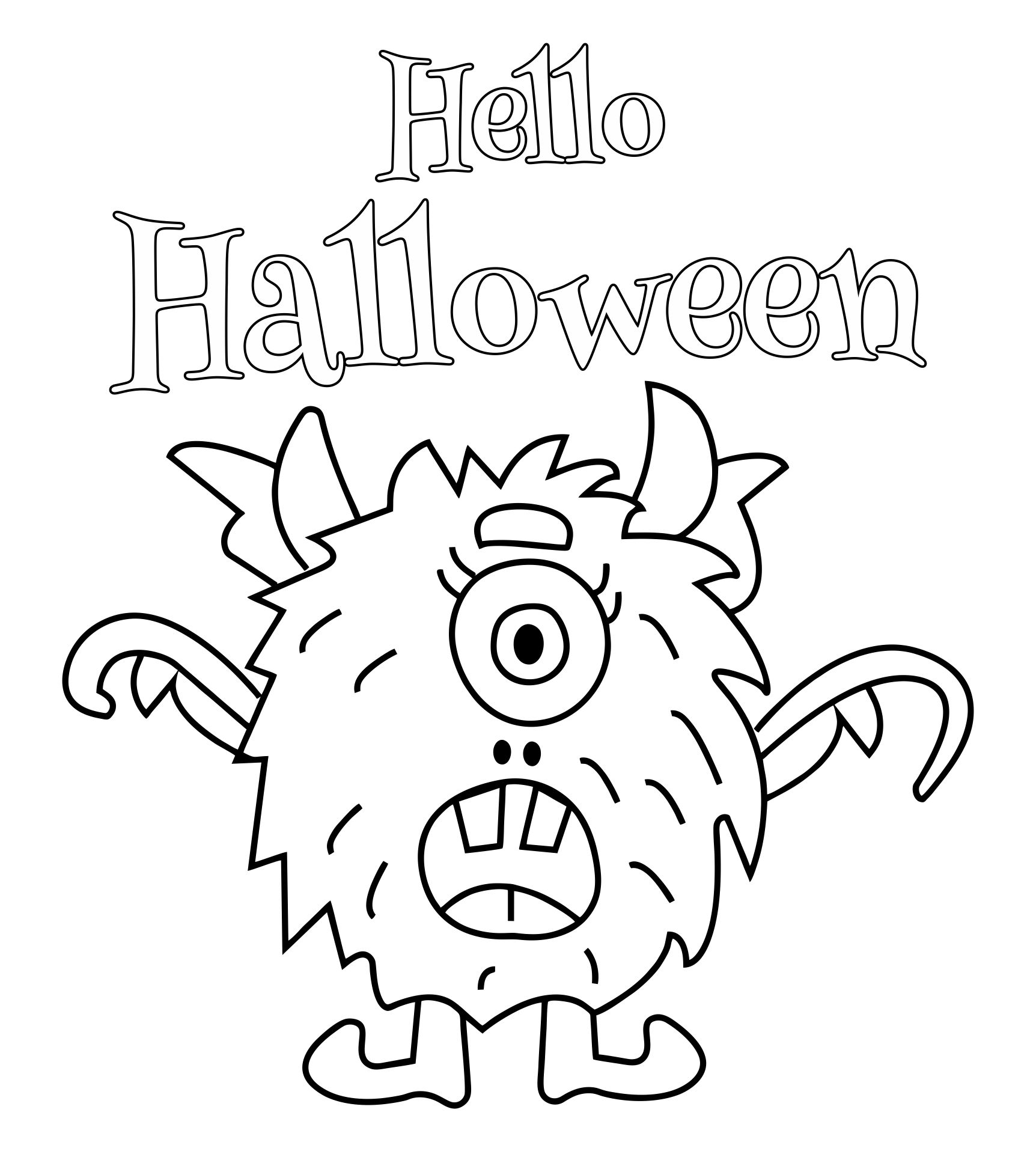 halloween printable coloring pictures