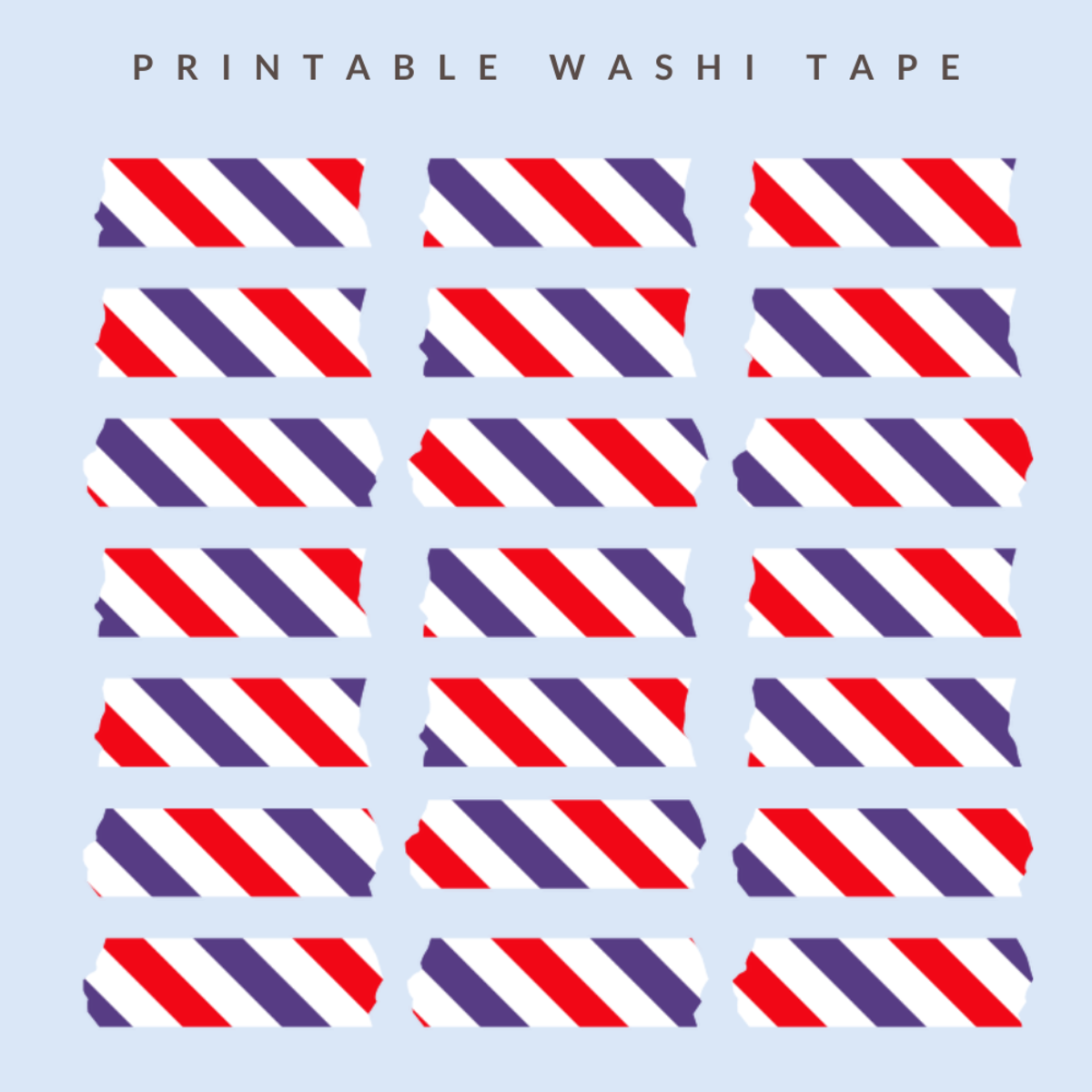 cute washi tape designs printable