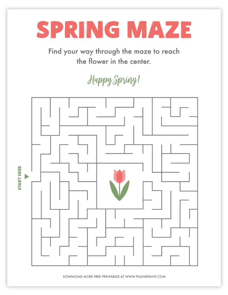 spring printable activities