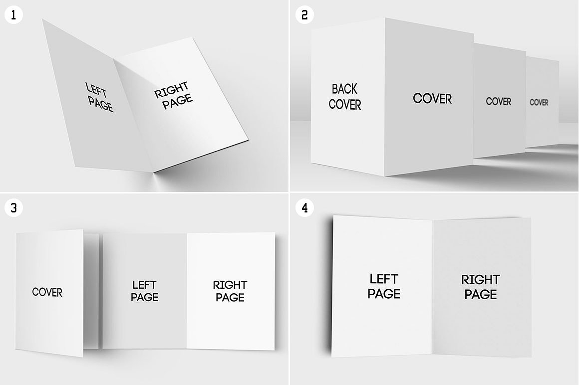13 Folded Card Designs Templates PSD AI ID Pages Publisher
