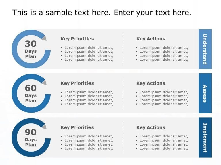 1356 Free Editable 30 60 90 Day Plan Templates For PowerPoint 