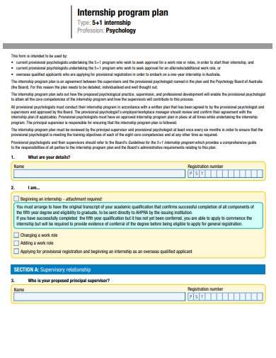 14 Internship Plan Templates In DOC PDF