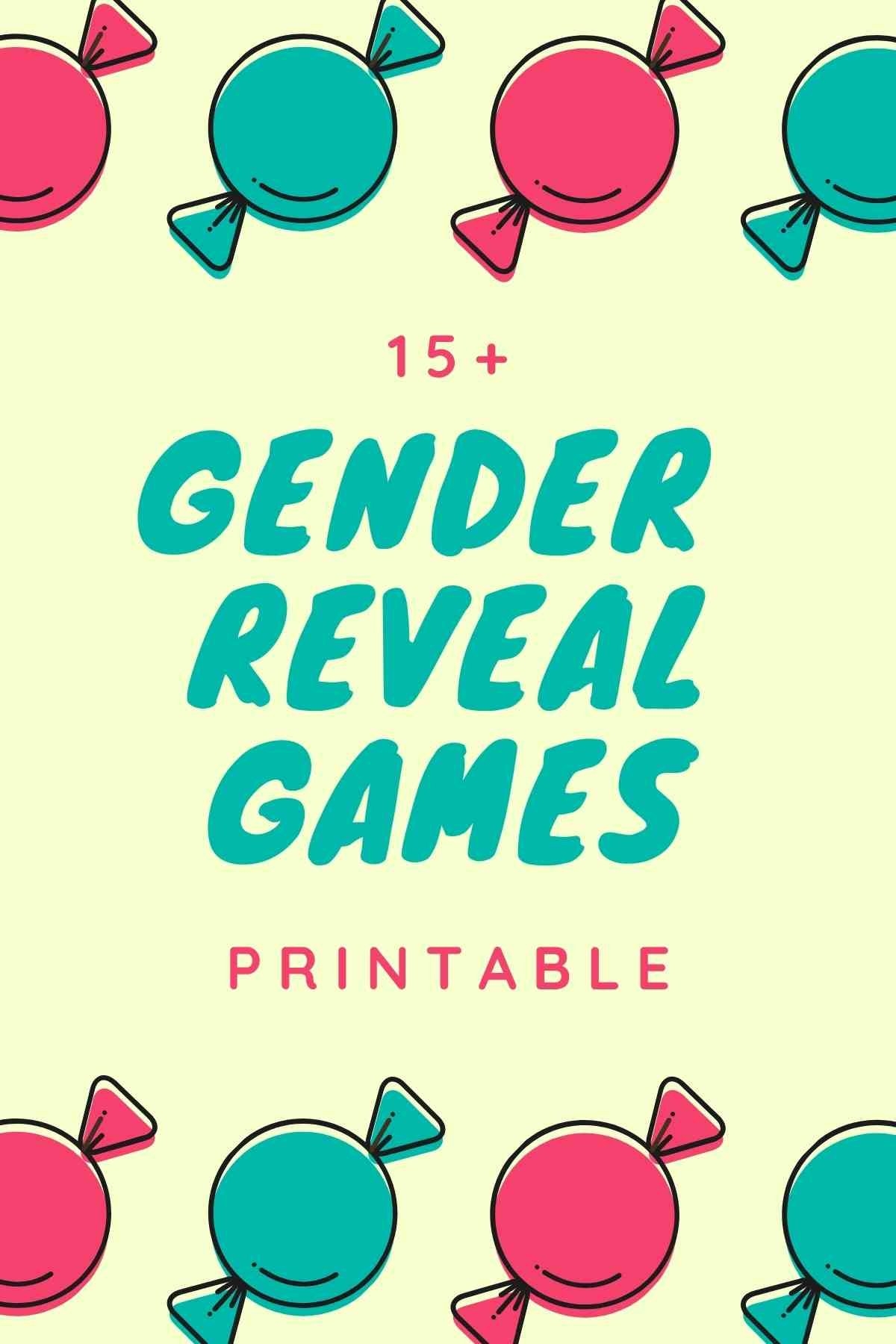free printable gender reveal games ideas