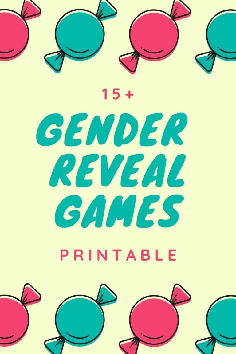 free printable gender reveal games pdf free download