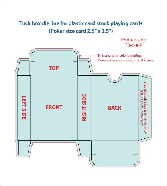 free printable playing card templates