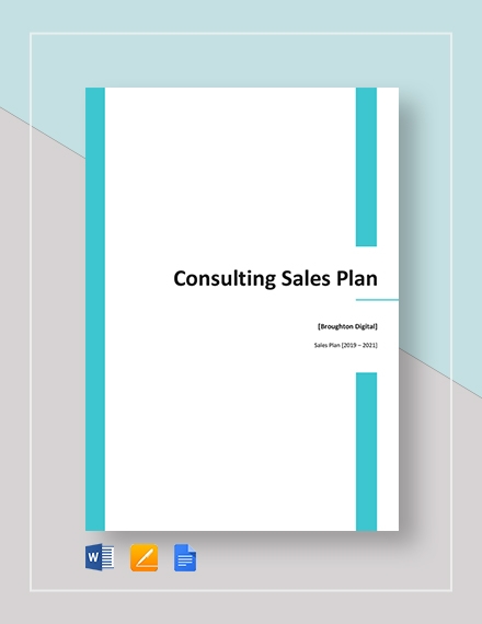 consulting business plan template