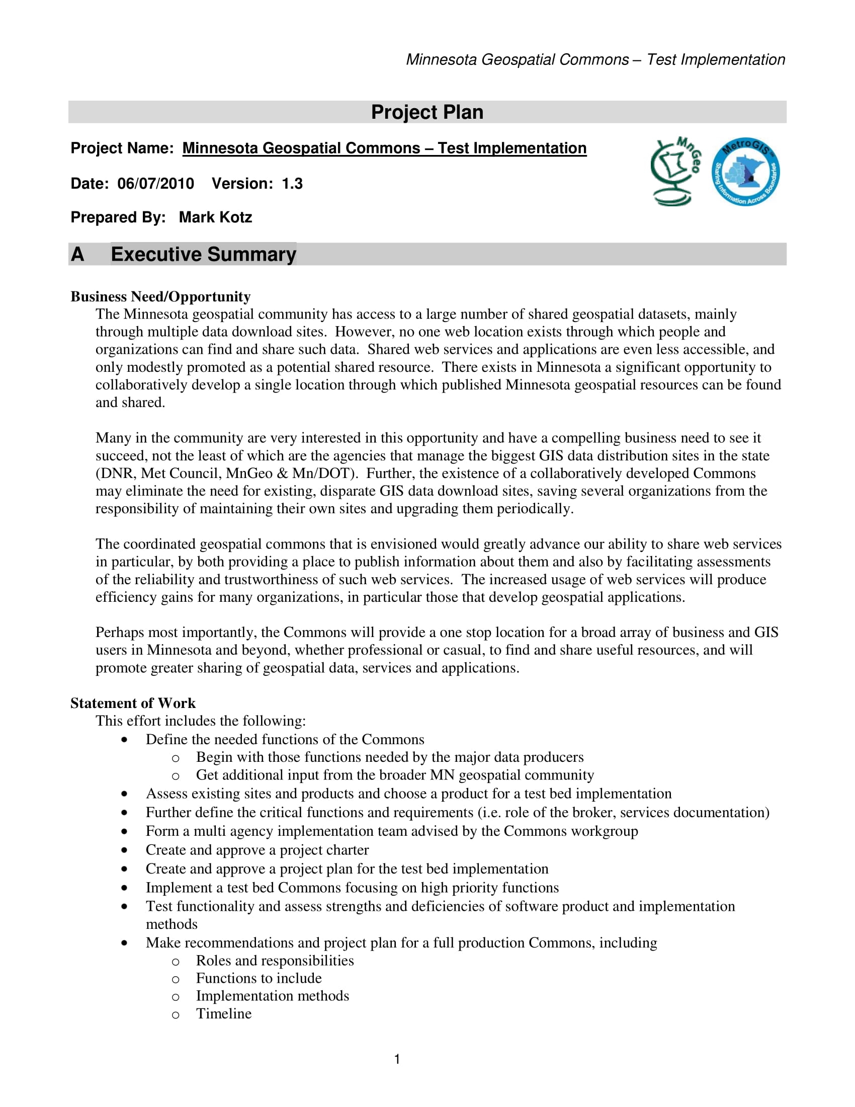 project management work plan template