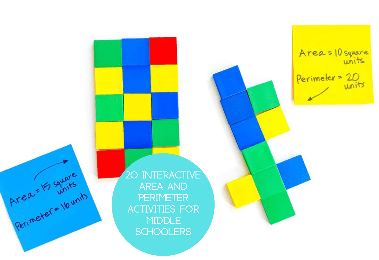 20 Interactive Area And Perimeter Activities For Middle Schoolers 