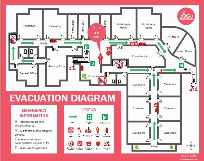 20 Printable Fire Escape Plan Template