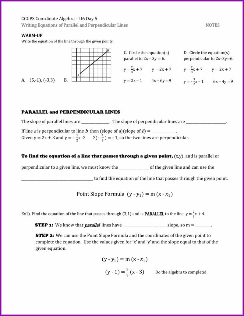 20 Writing Equations Of Lines Worksheet Worksheets Decoomo