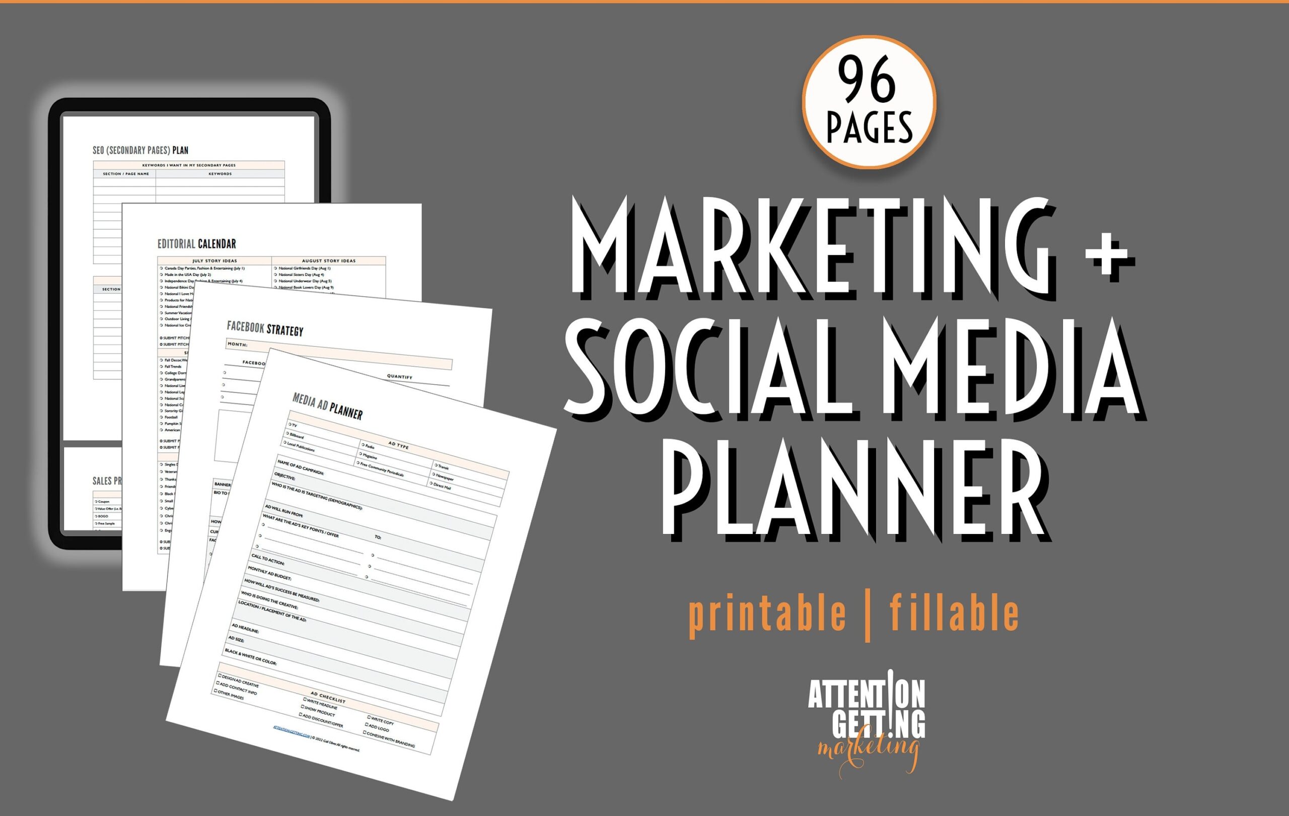 sample social media marketing plan template