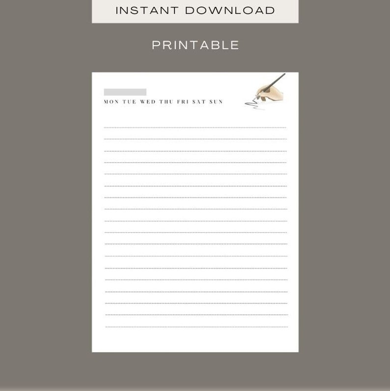 2023 Printable Black White Calendar 2023 Simple Calendar 2023 
