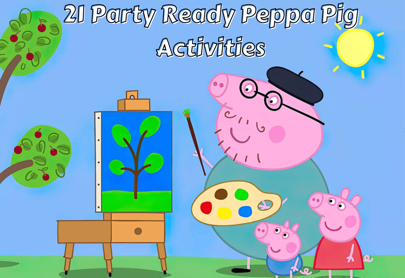 pre-k peppa pig activity printables