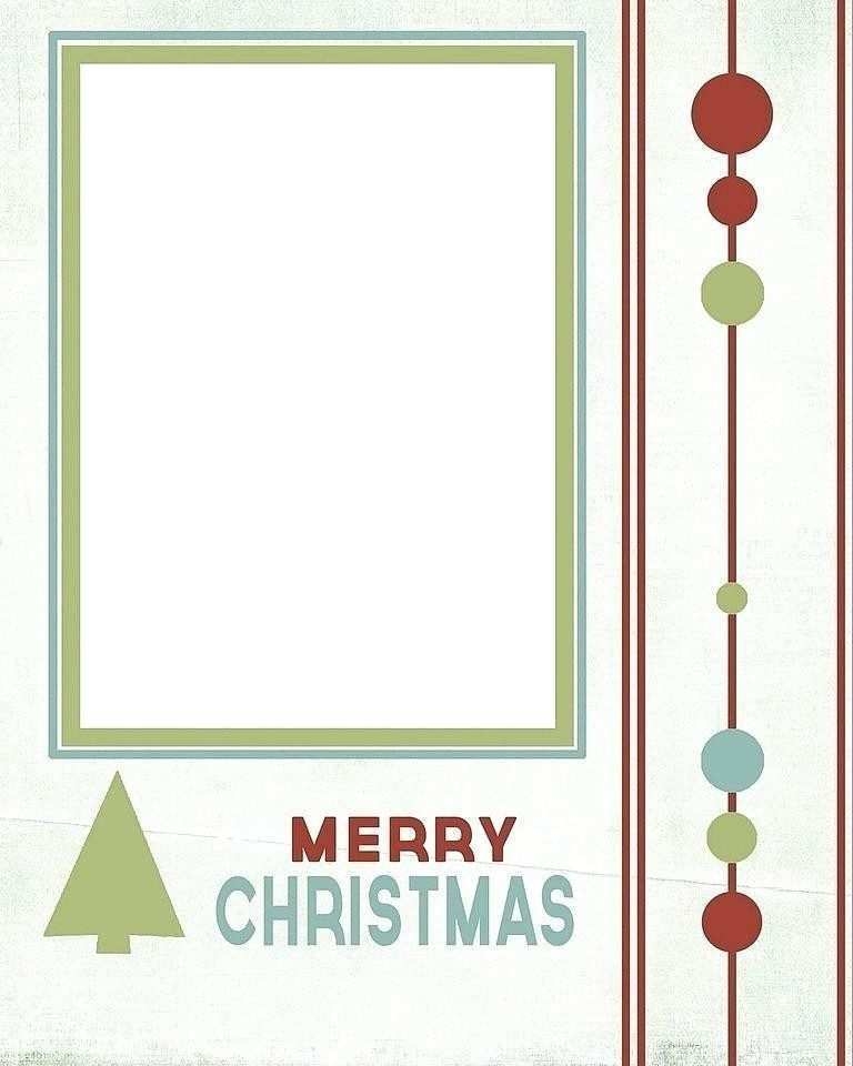 christmas card printable template