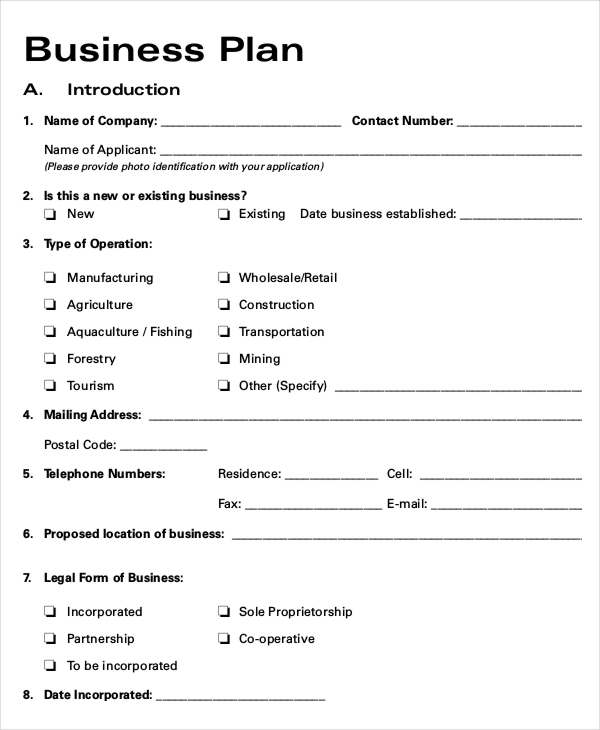 28 Business Plan Templates Word PDF Docs