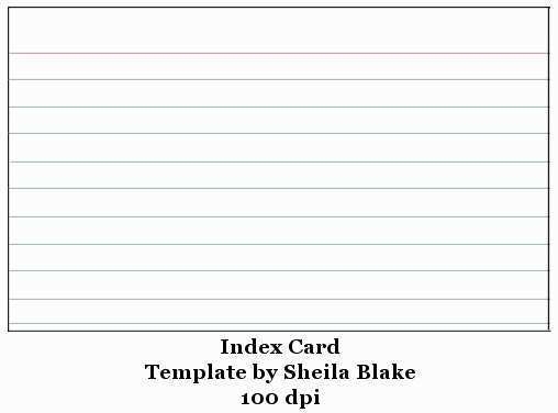 29 Printable Cue Card Template Now By Printable Cue Card Template 