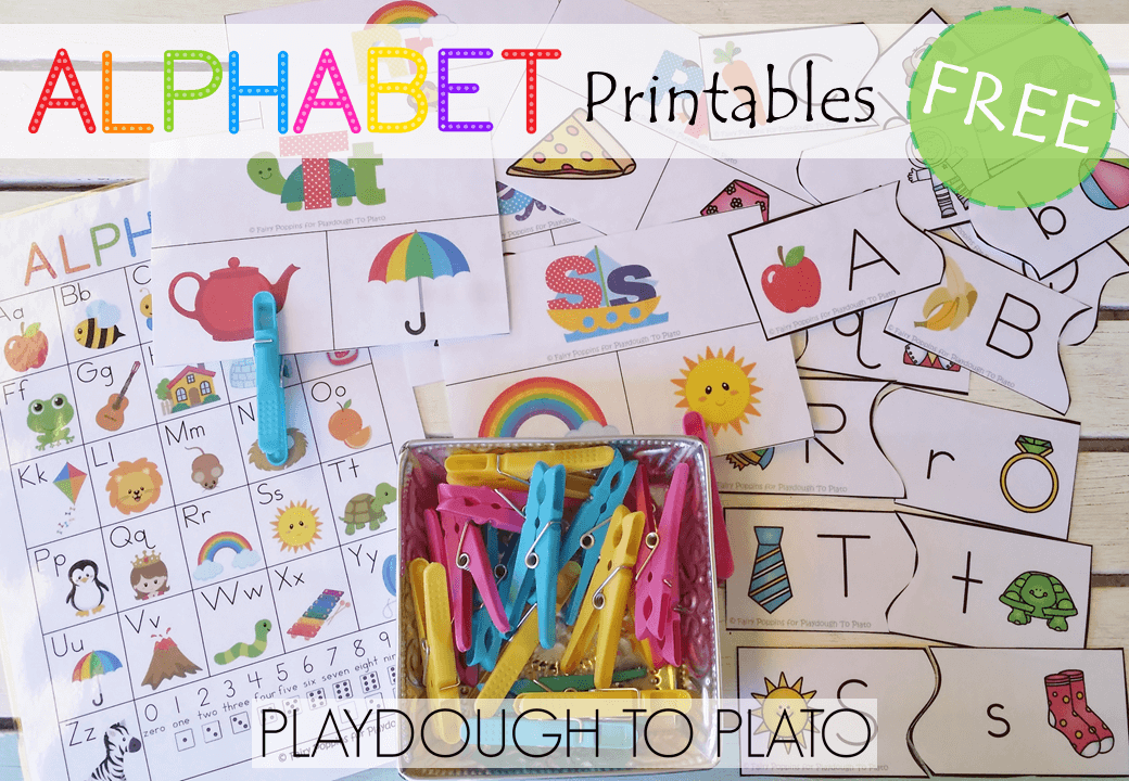playdough to plato free printables activity sheet