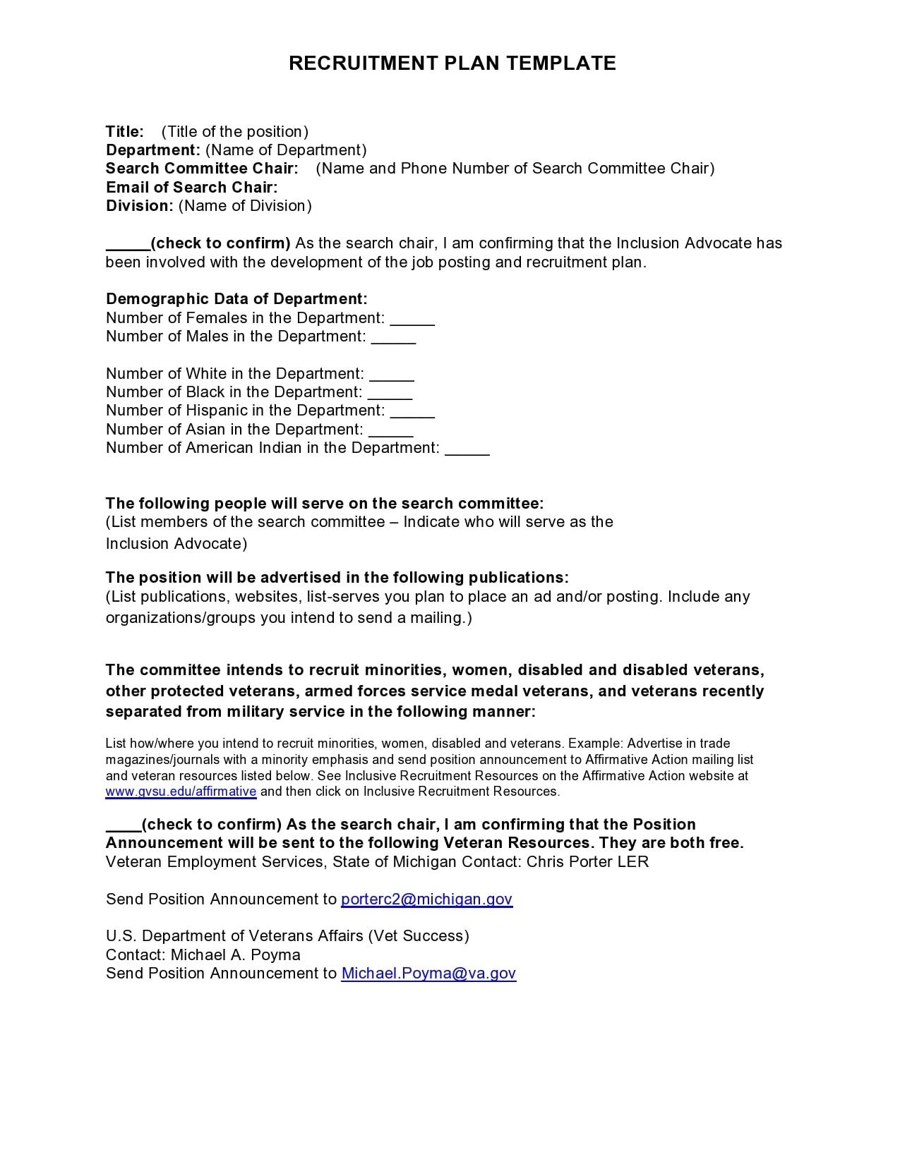 30 Best Recruitment Plan Templates Examples TemplateArchive