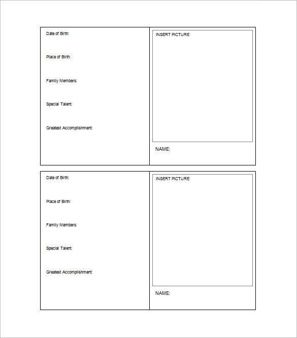 36 Trading Card Template Word PDF PSD EPS