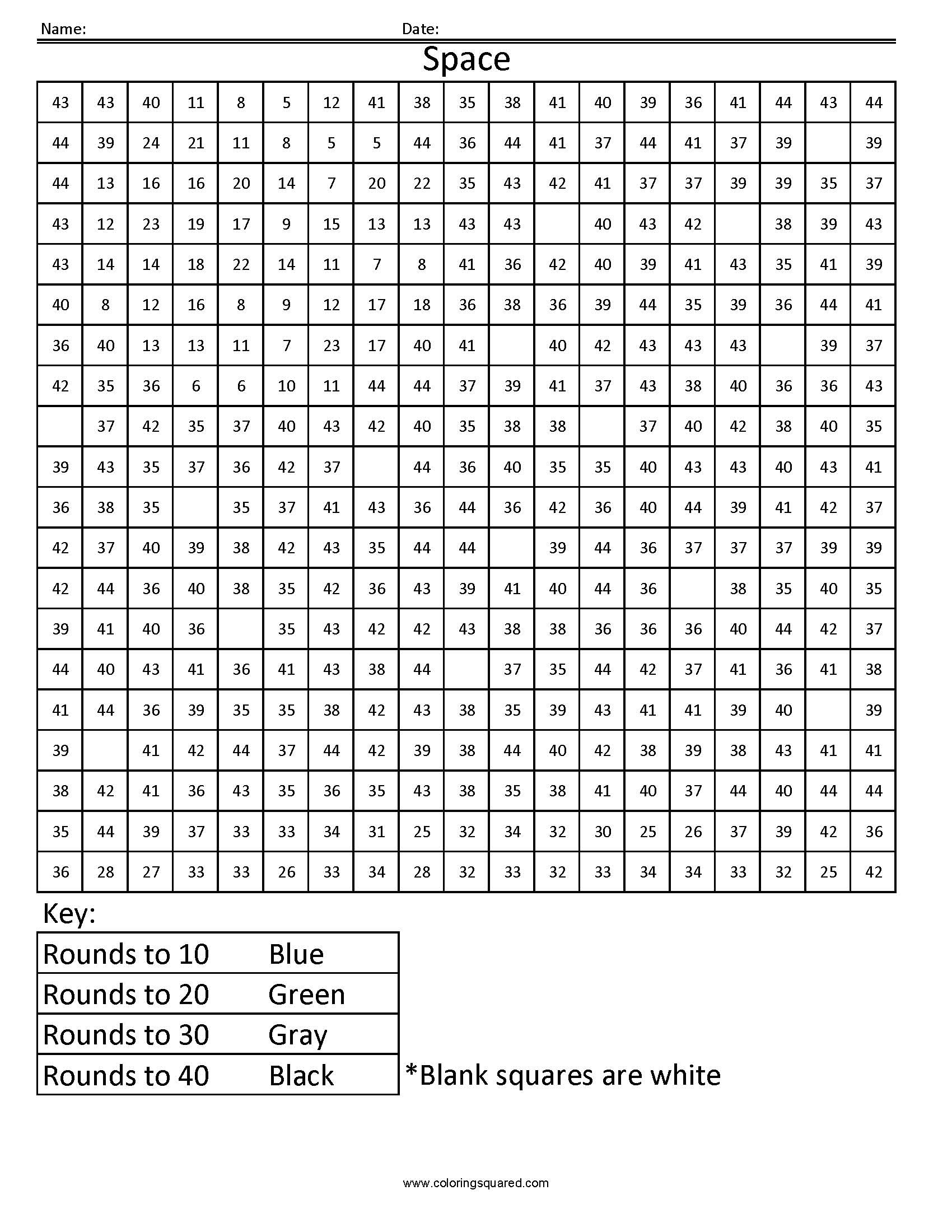 3Dsc9 Quilt Abstract Free Math Fact Coloring Pages Coloring Squared 