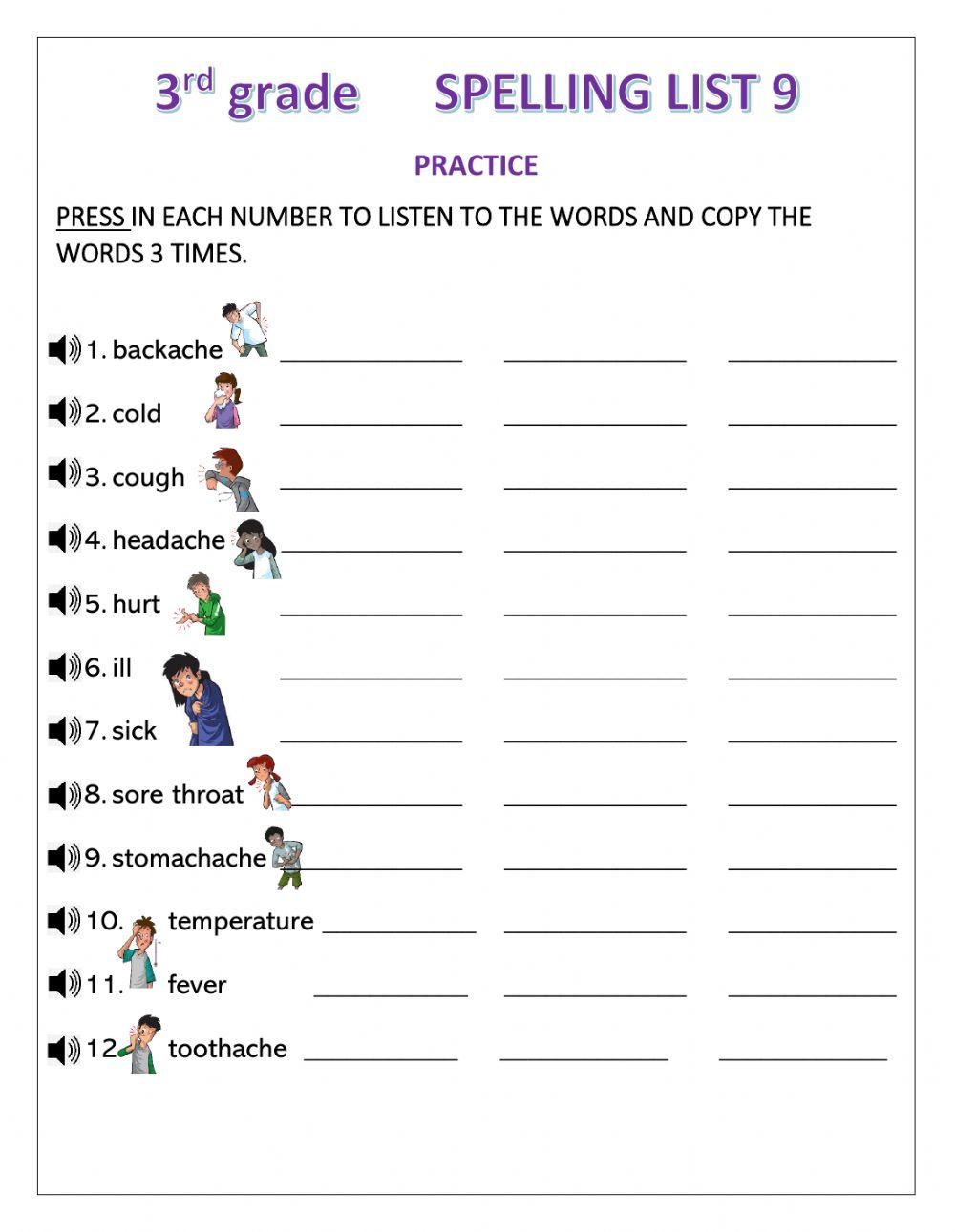 activities for 3rd graders printable