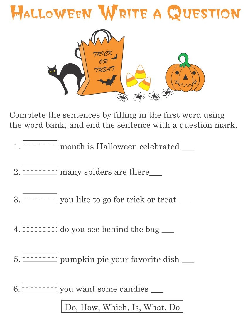 halloween printable activities