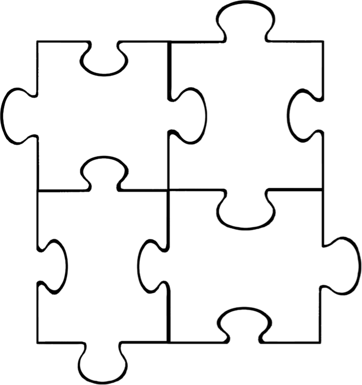 blank puzzle piece template