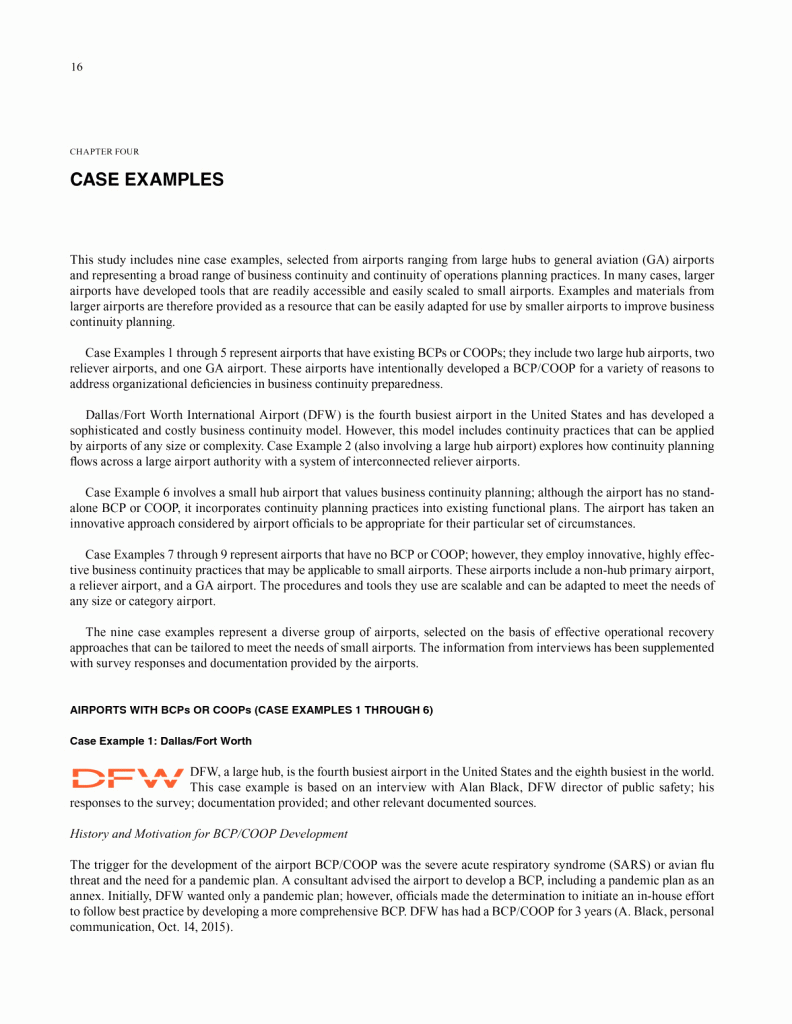 continuity of operations plan template