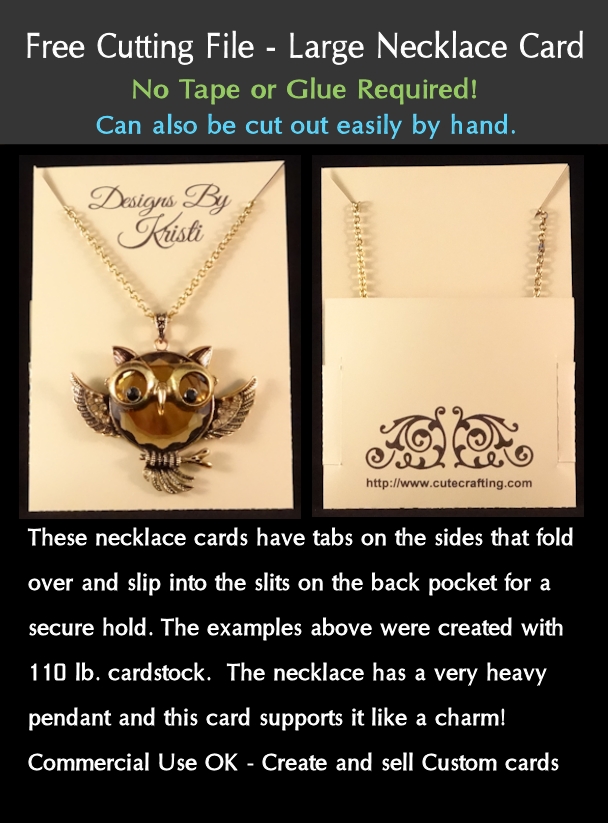 49 Free Printable Necklace Card Template Layouts For Printable Necklace
