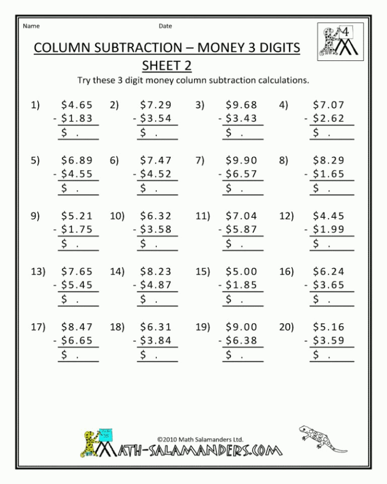 free printable fourth grade math games