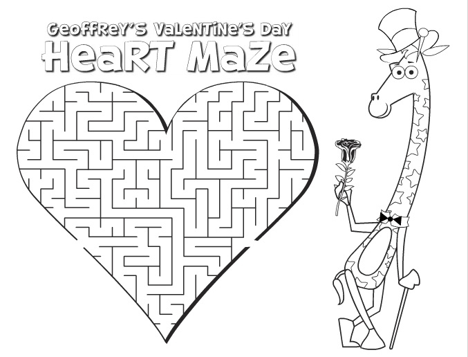 free printable valentine activity sheets