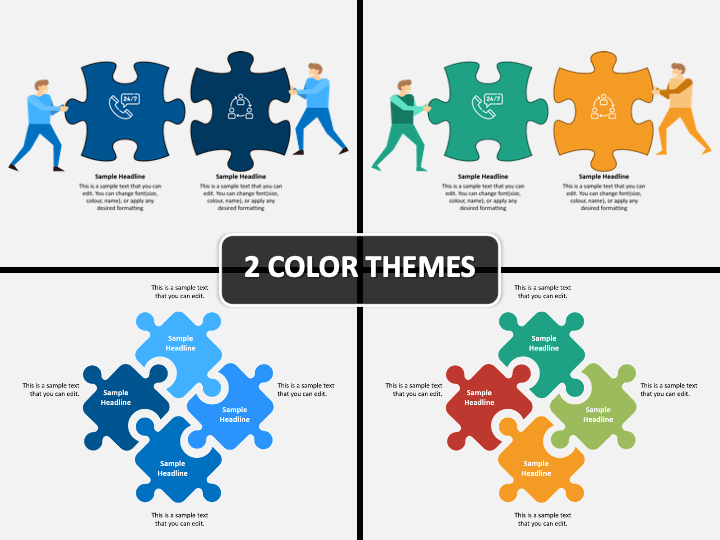 puzzle pieces ppt template