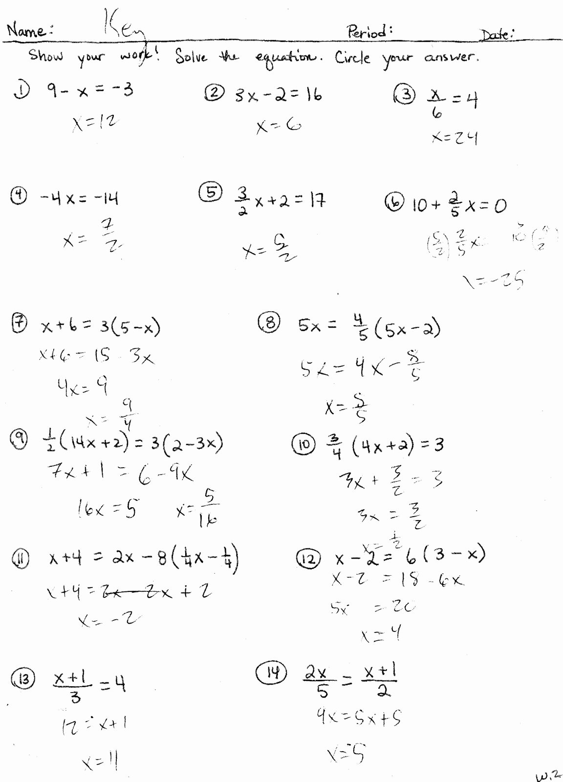 literal equations worksheet