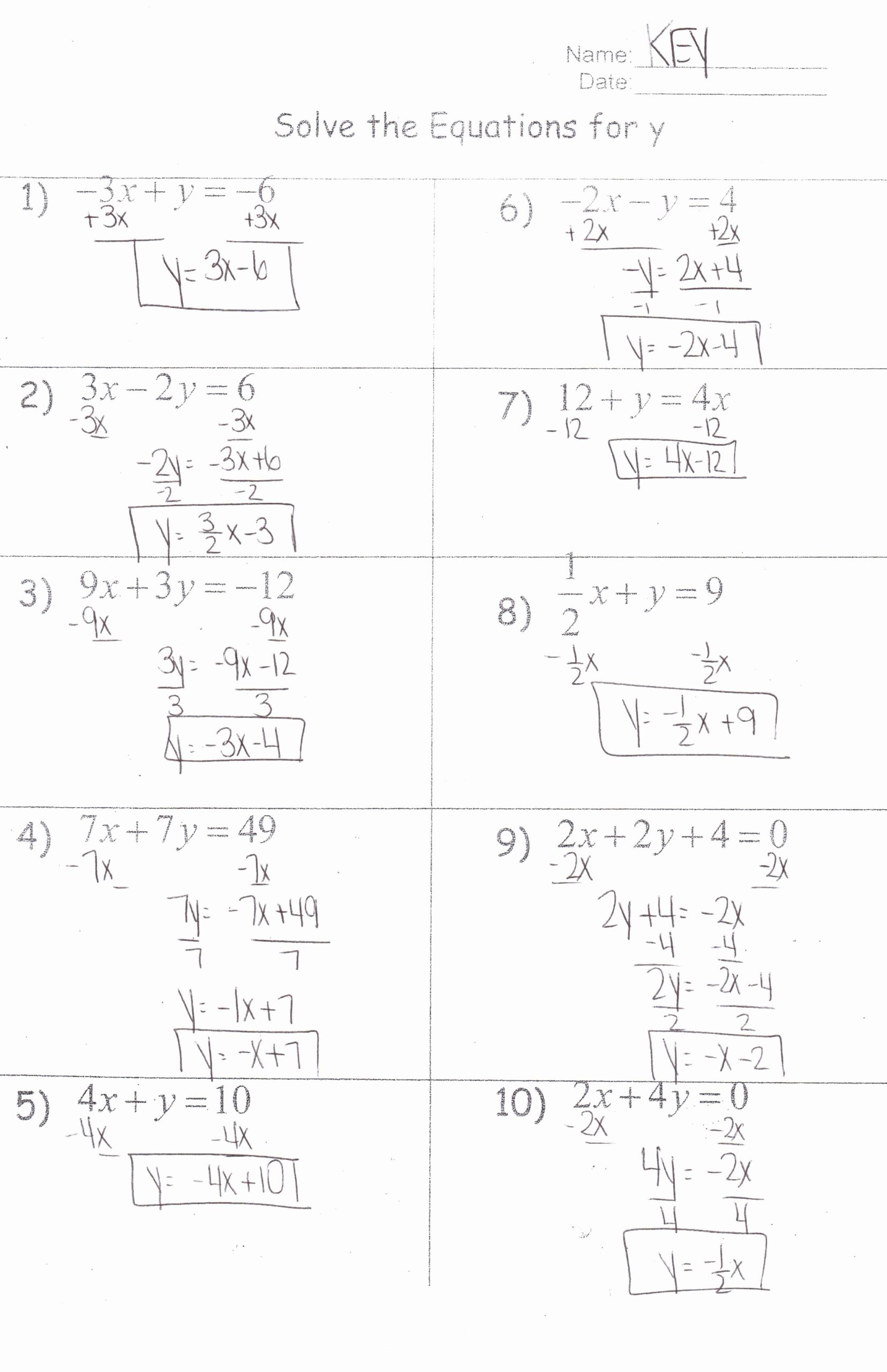 50 Literal Equations Worksheet Answer Key Chessmuseum Template Library