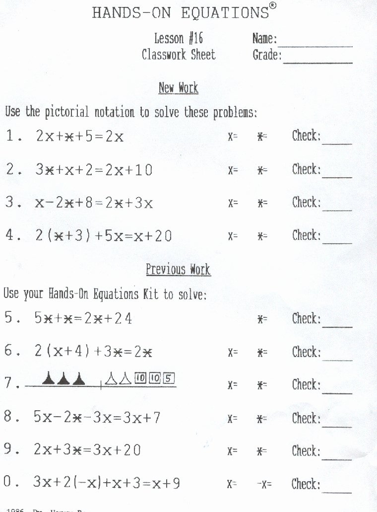 literal equations worksheet answer key
