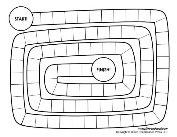 free printable generic game boards