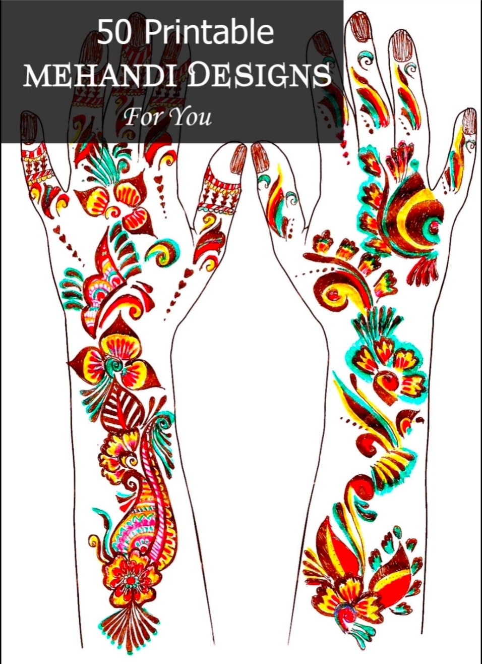50 Printable Mehndi Designs For You Indian Wedding Karwachauth