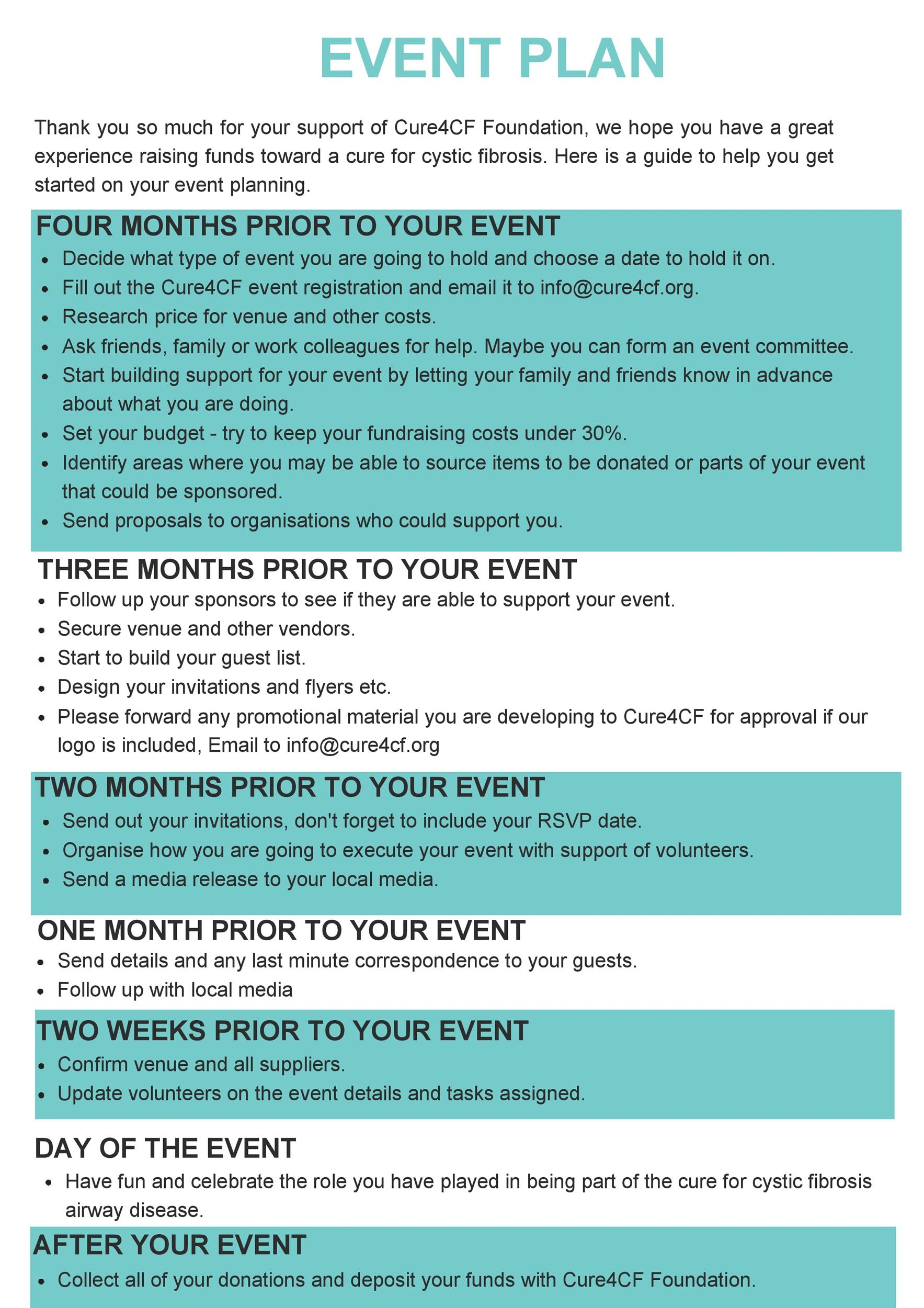 50 Professional Event Planning Checklist Templates TemplateLab