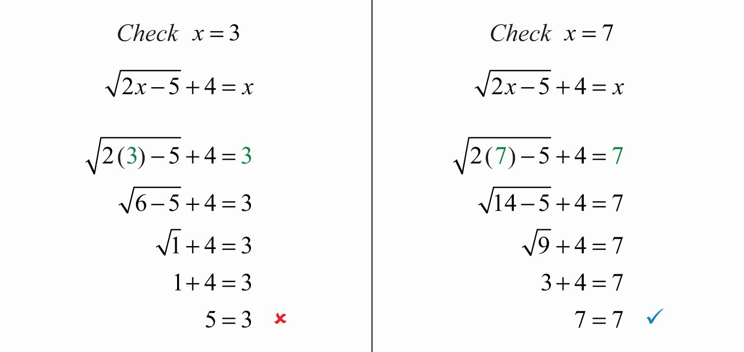 50 Solve Radical Equations Worksheet Chessmuseum Template Library