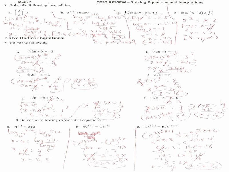 50 Solving Logarithmic Equations Worksheet Chessmuseum Template Library