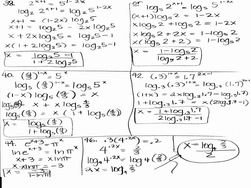 50 Solving Logarithmic Equations Worksheet Chessmuseum Template Library