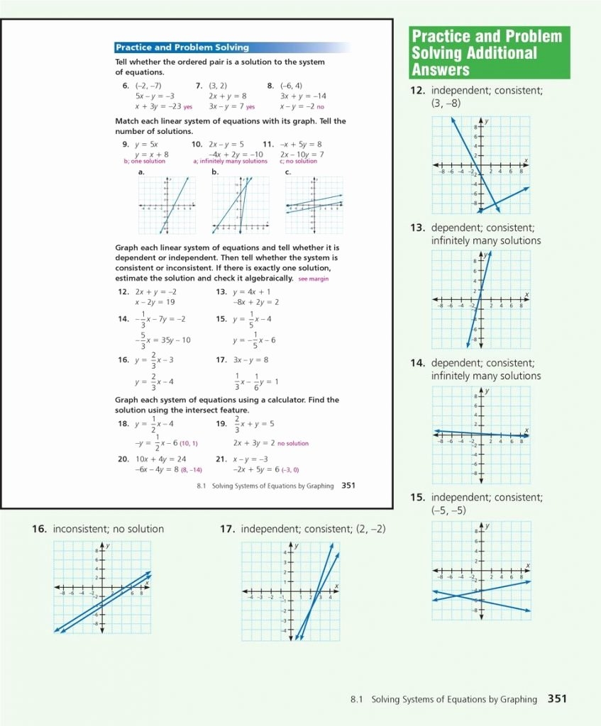 50 Systems Of Equations Review Worksheet Chessmuseum Template Library