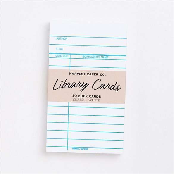 55 Create Library Checkout Card Template Printable In Photoshop With 