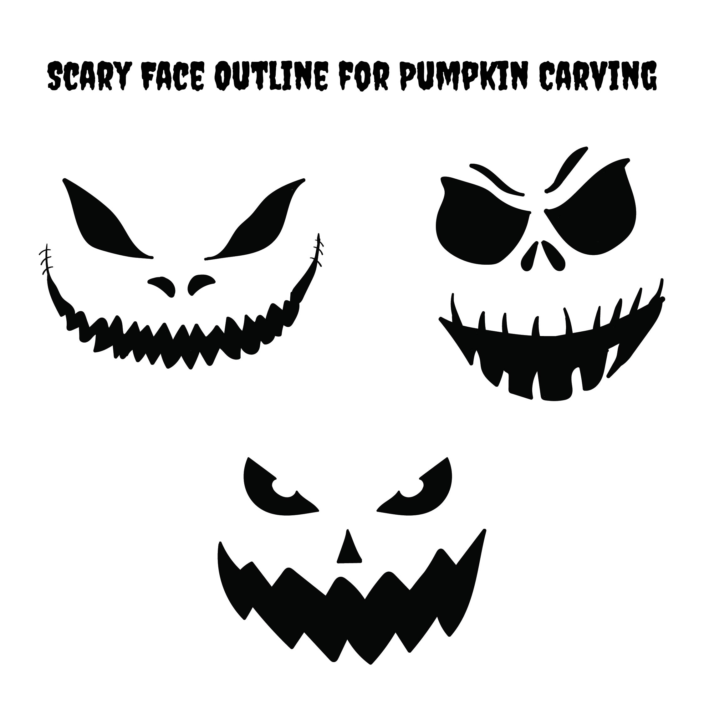 6 Best Images Of Free Printable Pumpkin Stencils Halloween Free 