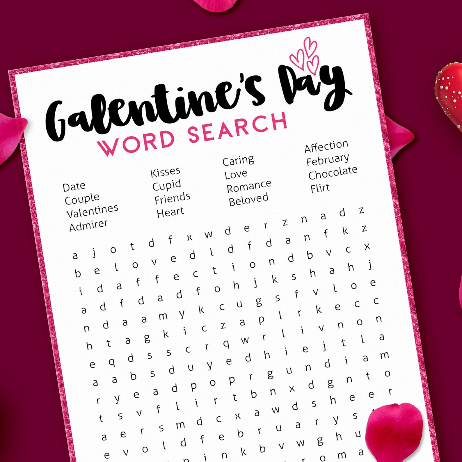 free printable galentine's day games
